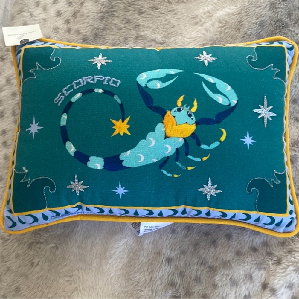 Scorpio Zodiac Decorative Pillow